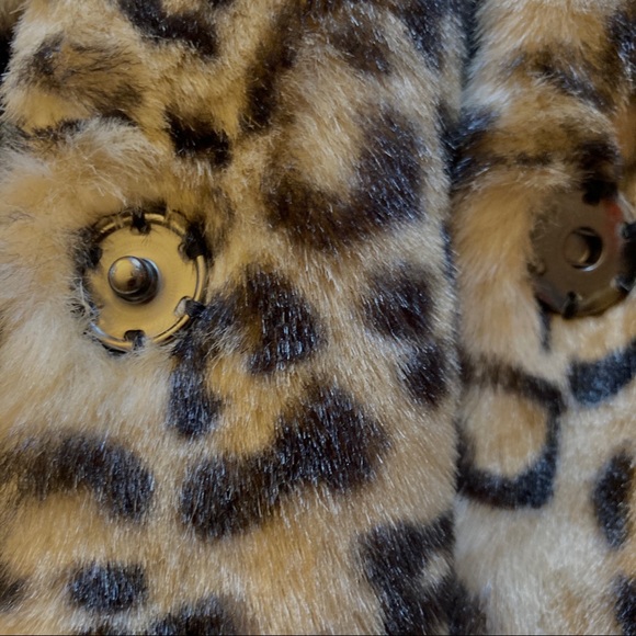 Rachel Zoe Leopard Faux Fur Coat. NWOT - Picture 6 of 8